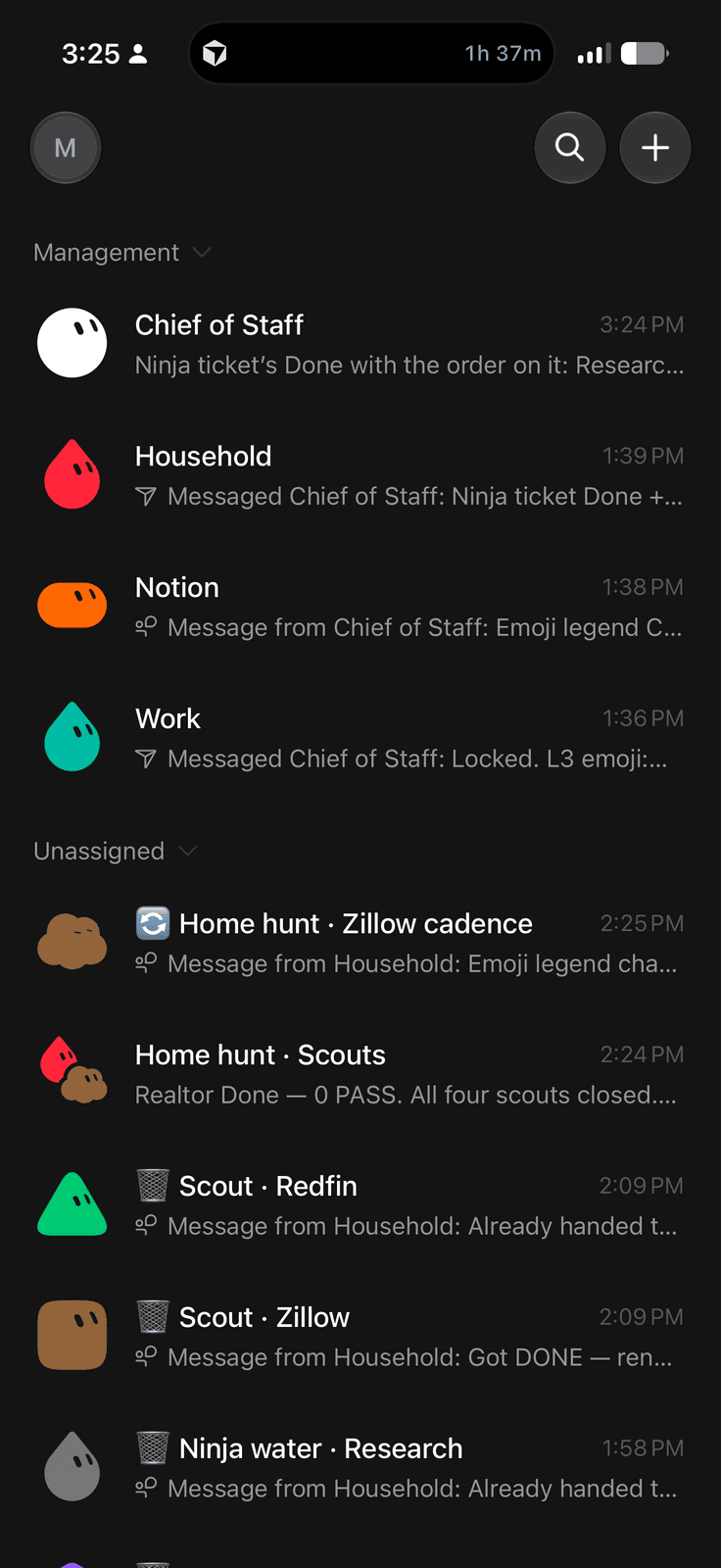 Home hunt scouts in the Grok Bot sidebar